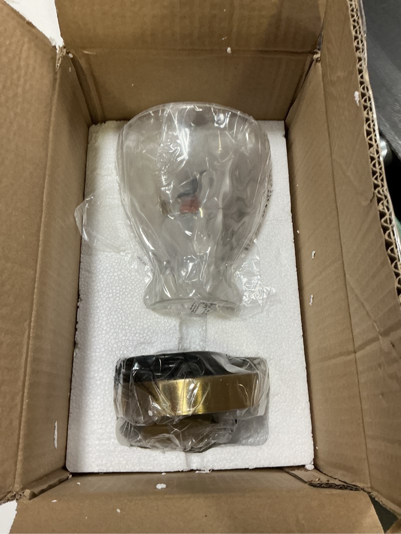 Condition photo showing Good Condition for 5.9” mini black gold pendant lights kitchen island lighting, single brass hammered glass pendant light fixtures, adjustable modern hanging lights kitchen pendant lighting over island sink bathroom brass gold 1 pack