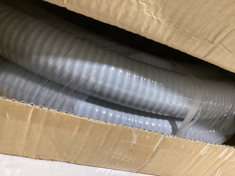 Condition photo showing Good Condition for 1-1/2(1.5) 50ft Liquid-Tight Conduit and Connector Kit,Flexible Non Metallic Liquid Tight Electrical Conduit Kit with 5 Straight and 3 90-Degree Conduit Connector Fittings,1-1/2in. Dia 1-1/2inch 50ft