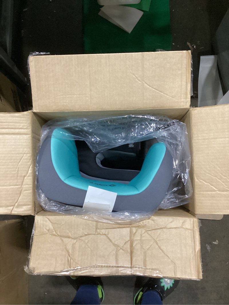 Condition photo showing Good Condition for safety 1st grow and go 2-in-1 booster car seat with comfortwings, converts high-back to backless, 19" wide, fits 3 across, lightweight, foldable, easy-clean, cup holders, 40-100 lbs, beach wave