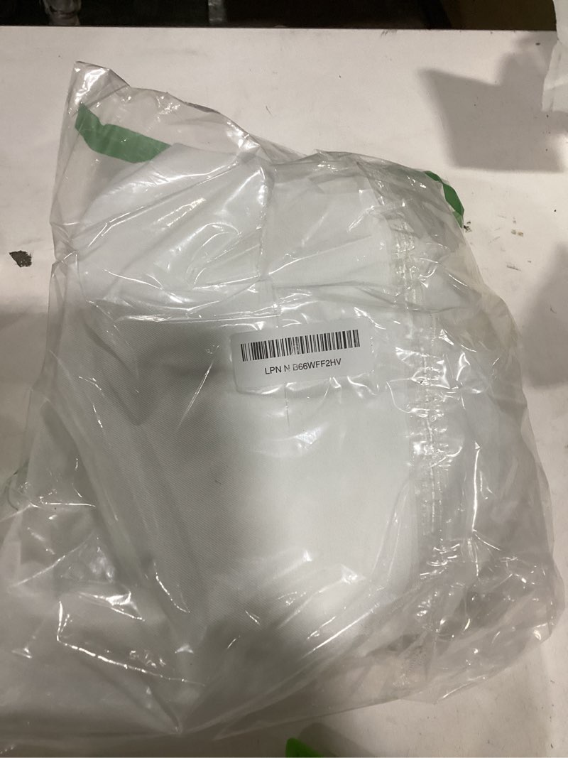 Condition photo showing As Is for set of 4 pillow protectors with zipper king size, bed bug and dust mite proof pillow covers, ultra soft pillow encasements, moisture wicking and waterproof pillow cases by utopia bedding (white) white king (pack of 4)