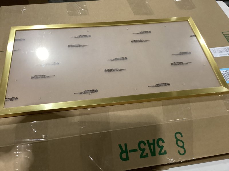 Condition photo showing Good Condition for 11x22 Newspaper Frame, Display 11 x 22 Inch Newspaper Front Page for Wall, Light Weight and High Transparent Picture Frame - 1 Pack/Gold/11by22 Gold 11x22-1PACK