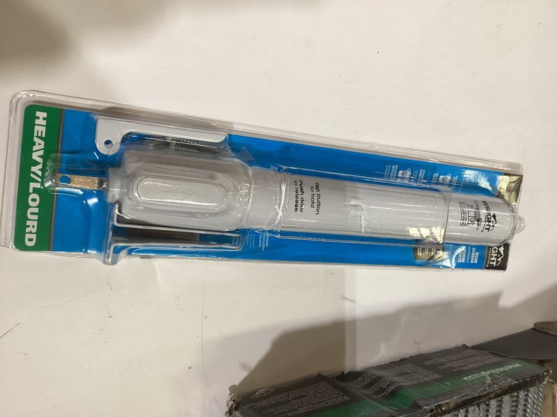 Condition photo showing As Is for wright products 11.25-in e-z hold adjustable white aluminum hold open screen/storm door pneumatic closer