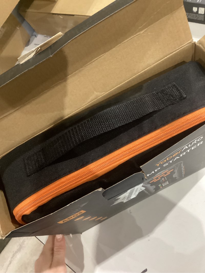 Condition photo showing Good Condition for yaberauto 16-in-1 jump starter with air compressor 8000a 160psi car battery jump starter (all gas/14l diesel) 12v jump box car battery jumper starter portable jumper cables, emergency tool kit, gloves