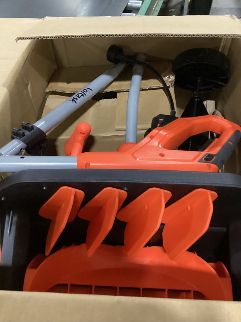 Condition photo showing Good Condition for VOLTASK 17-Inch Corded Snow Blower, 12 Amp Electric Snow Blower with Directional Plate