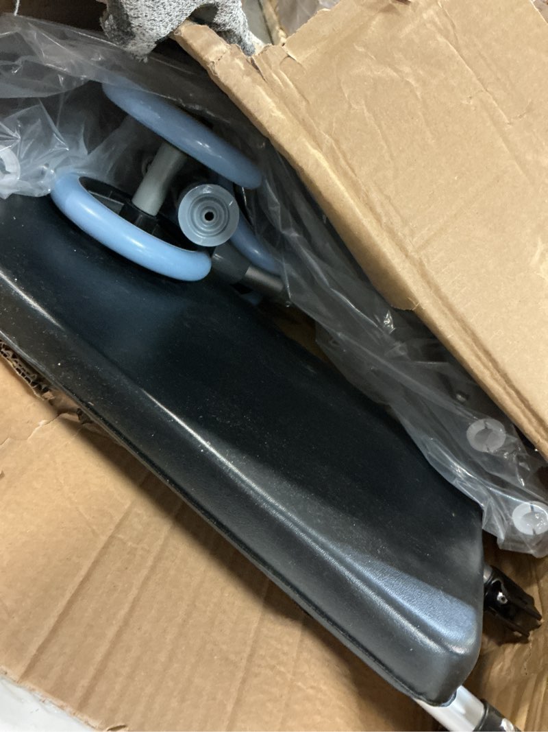 Condition photo showing Good Condition for Folding Walkers with Wheels and Seat 390LB,Auto Brake Double Front 5" Wheel Walker,Lightweight Standard Walkers for Seniors,Aluminum Rolling Walker for Adults,Height Adjustable Walking Mobility Aid