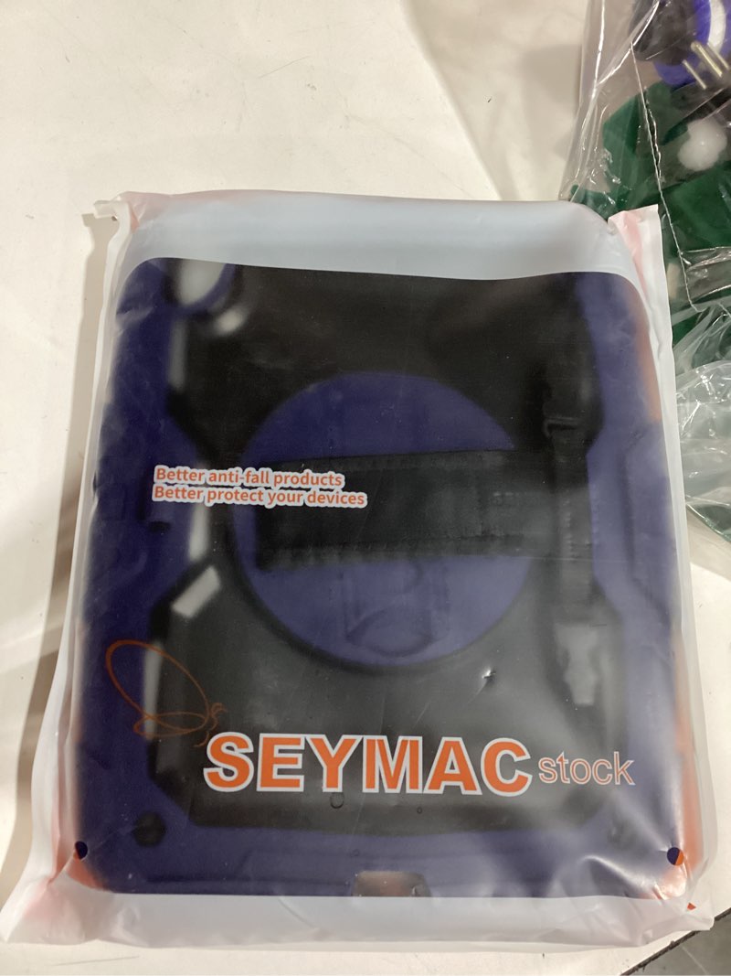 Condition photo showing Good Condition for seymac stock case for ipad (a16) 11th/10th generation 11''/10.9'' 2025/2022, full-body drop protection case with screen protector &360° rotate hand strap/stand, navy blue navy blue case for ipad (a16) 11th/10th generation 11/10.9''