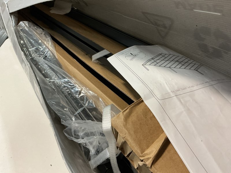 Condition photo showing Good Condition for KERAMIK 18 Inch High Queen Bed Frame No Box Spring Needed, Platform Bed Frame Queen Size Metal with Round Edge, Easy Assembly, Heavy Duty, Black Queen 18 Inch