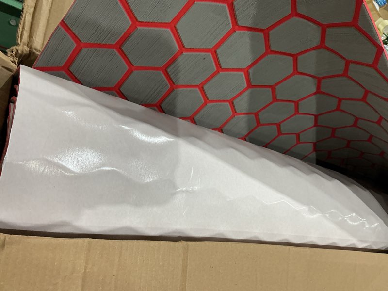 Condition photo showing Good Condition for 94.5''x 35.4''hexagonal stripes eva self-adhesive boat decking sheet marine yacht rv swimming pool boat flooring sheet thick non-skid mat'