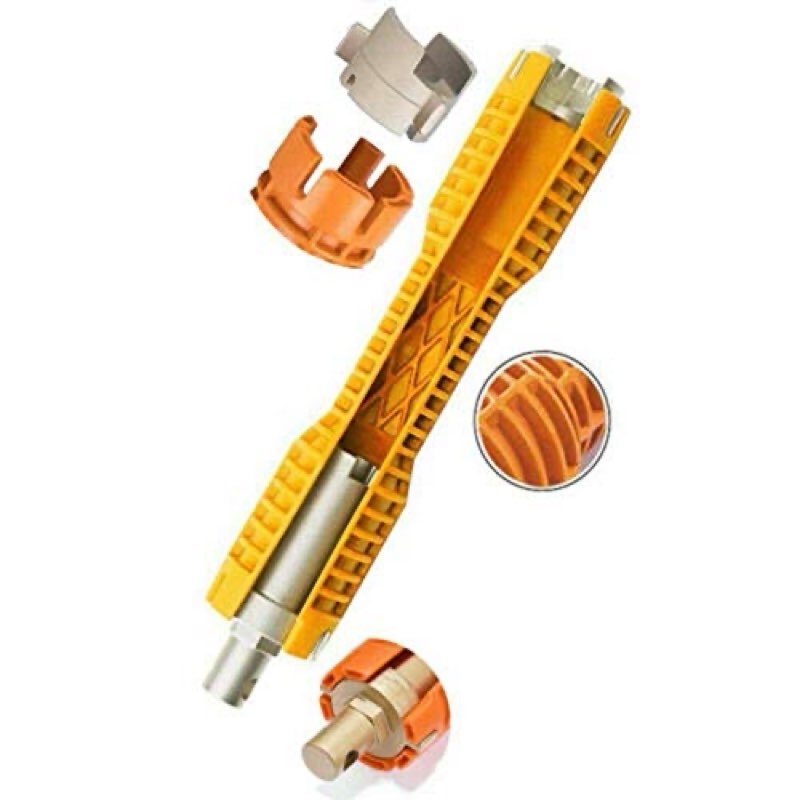 Faucet Wrench Sink Installer Water Pipe Spanner Multi-Function Tackle Tool