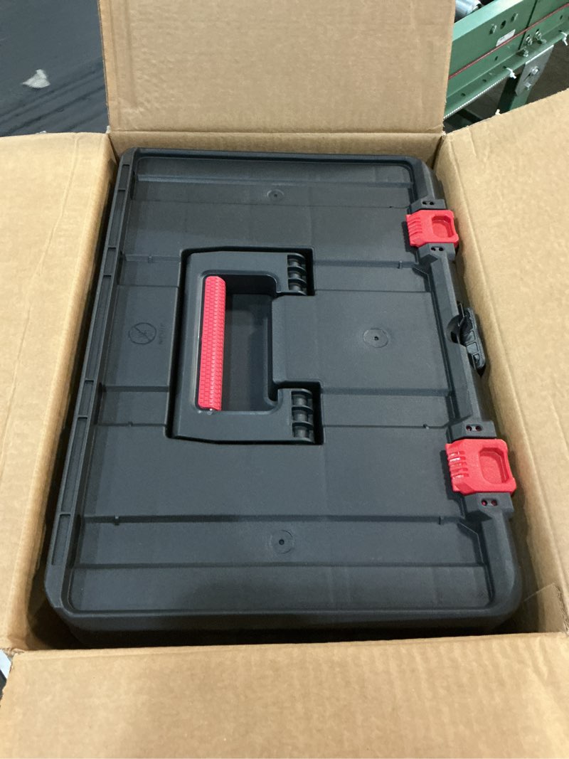 Condition photo showing New/Like New for keter stack-n-roll two drawer tool box for small parts and power tool accessories, fits keter modular tool storage system 2 drawer
