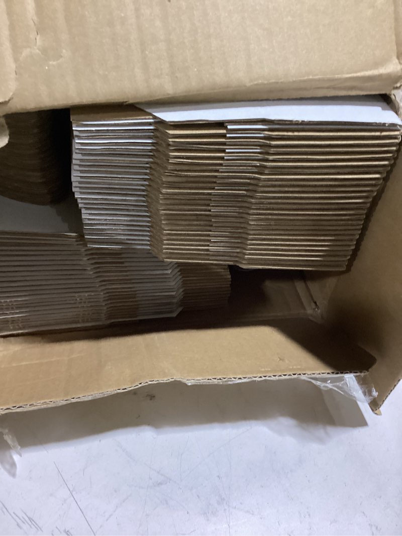 Condition photo showing Good Condition for wiftrey 50 pack 8x4x3 small shipping boxes for packing small business, white corrugated cardboard mailing box for shipping 8x4x3 white 50 pack