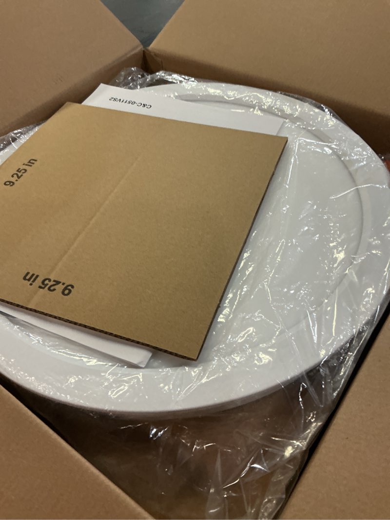 Condition photo showing New/Like New for Fitop Bathroom Exhaust Fan with Light, 130 CFM 47W Ceiling Mount Shower Ventilation Exhaust Fan, 1.5 Sones Bathroom Vent Fan with Light, 1100LM LED Light 3000K/4000K/5000K (Silver)