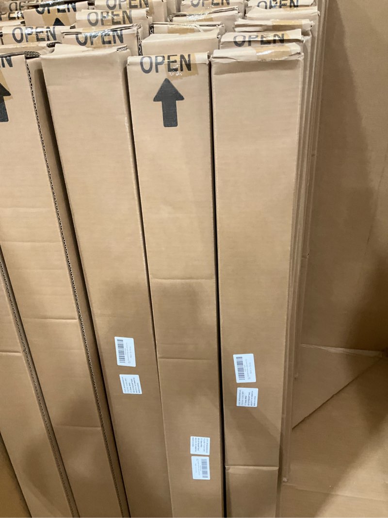 Condition photo showing New/Like New for changshade 6-pack pleated paper temporary shades light filtering cut to size temporary paper blinds for indoor windows of office, bedroom, bathroom, living room, 48" w x 72" h, brown brown 48" x 72"-6pc