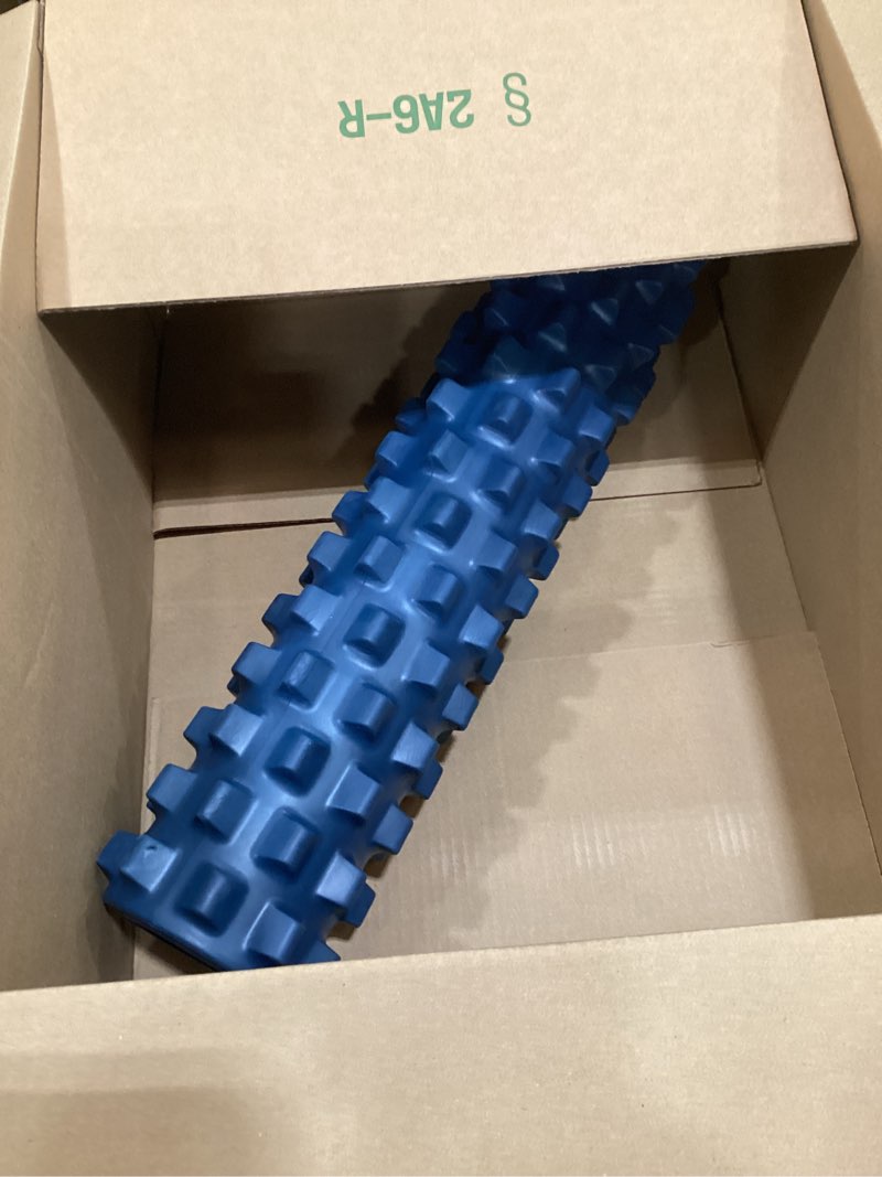 Condition photo showing As Is for RumbleRoller Original Textured Foam Roller - Deep Tissue, Self Myofacial Release Massage Therapy Roller RumbleRoller 22" MidSize Original Textured Foam Roller