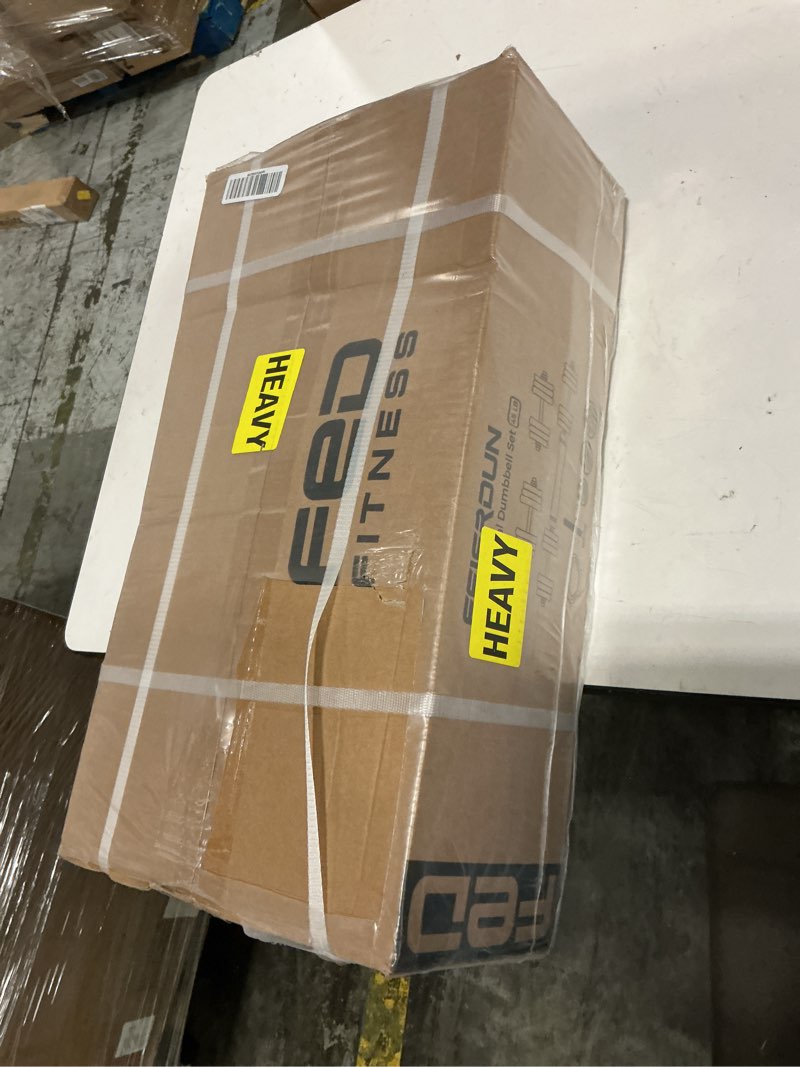 Condition photo showing New/Like New for feierdun ds2 adjustable dumbbells, 20/30/40/45/70/90lbs free weight set with connector, 5 in1 dumbbells set used as barbell, kettlebells, push up stand, weight plate, fitness exercises for home gym suitable men/women d.45lb(22.5lb pair)