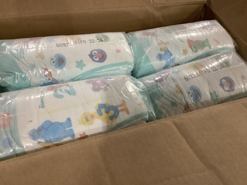 Condition photo showing New/Like New for pampers diapers - baby dry - size 5, 164 count, absorbent disposable infant diaper (packaging may vary) size 5 164