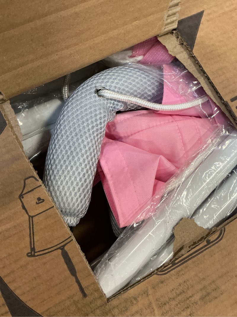 Condition photo showing Good Condition for 2 in 1 Baby Jumper with Swing - Indoor and Outdoor Use, Toddler Swing with Foldable Stand ?Pink?