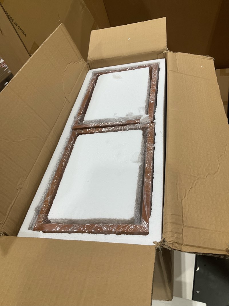 Condition photo showing New/Like New for dining room light fixture, 5-lights farmhouse kitchen light fixtures modern chandeliers for dining room, adjustable black metal rectangular rustic kitchen island lighting over table 41.3\" 5-lights black/brown