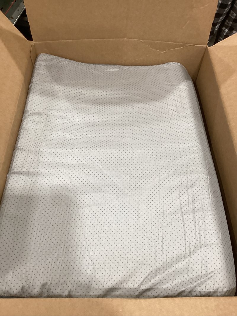 Condition photo showing New/Like New for lunix lx5 4pcs orthopedic bed wedge pillow set with washable cover, after surgery memory foam support, oeko-tex certified, comfort for sleep and recovery, with hot/cold pack & vacuum bags, stone navy