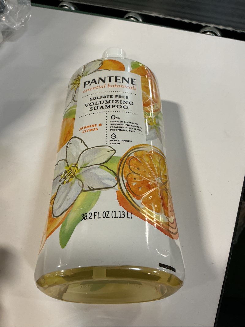 Condition photo showing New/Like New for Pantene Essential Botanicals Jasmine & Citrus Shampoo, 38.2 Fluid Ounce