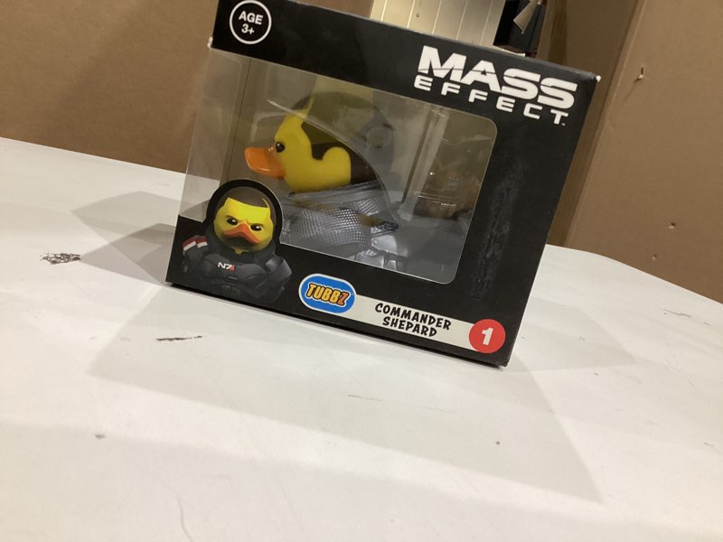 Condition photo showing New/Like New for TUBBZ Boxed Edition Male Commander Shepard Collectible Vinyl Rubber Duck Figure - Official Mass Effect Merchandise - Sci-Fi Action FPS Video Games Male Shepard (Boxed)