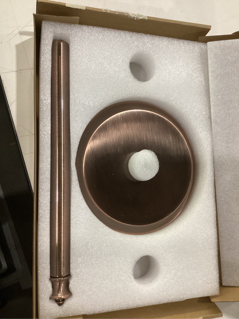 Condition photo showing New/Like New for akicon paper towel holder stand for kitchen countertop & dining room table (antique copper, classical) antique copper classical