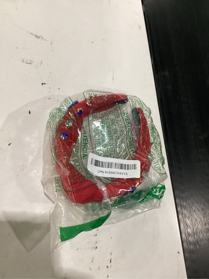 Condition photo showing Good Condition for yariew 4th of july headbands for women 250th anniversary red white blue star sparkly rhinestone knotted hairband for independence day patriotic party favor