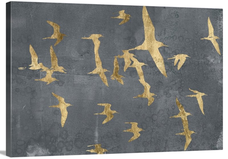 Silhouettes in Flight IV Wall Art