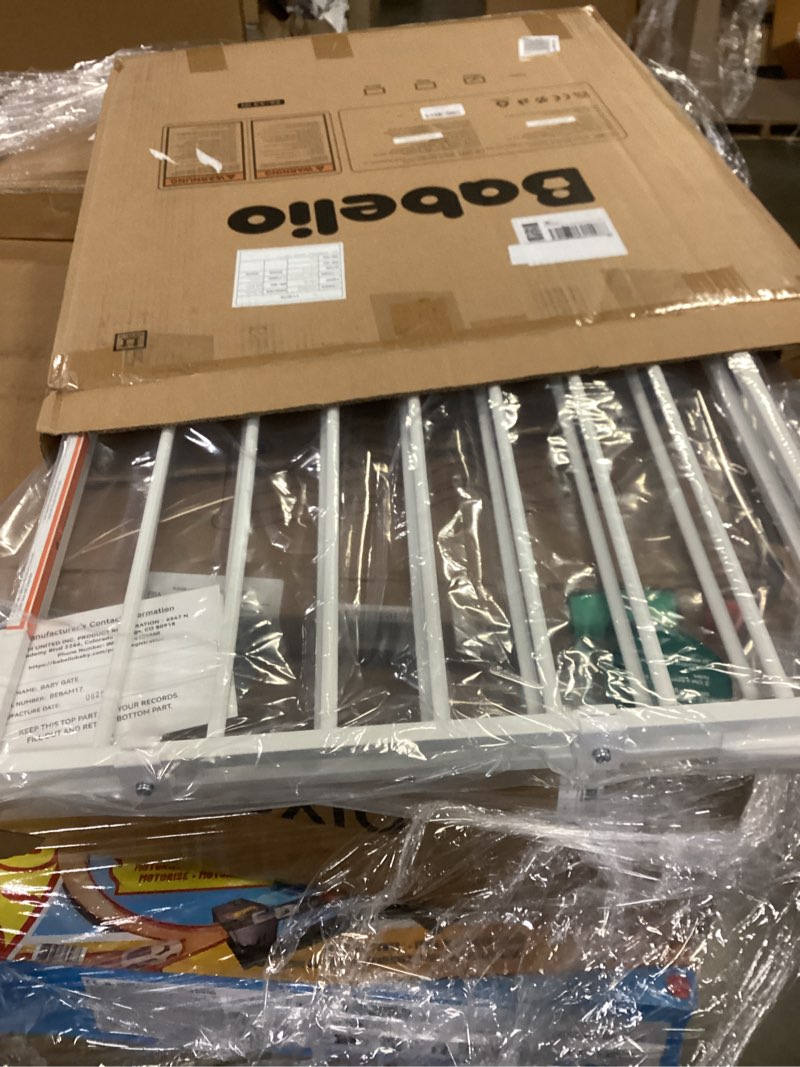 Condition photo showing New/Like New for Babelio Baby Gate for Stairs, Kitchen & Doorways, 26-43" W 28" H No Bottom Bar| Easy Installation| O