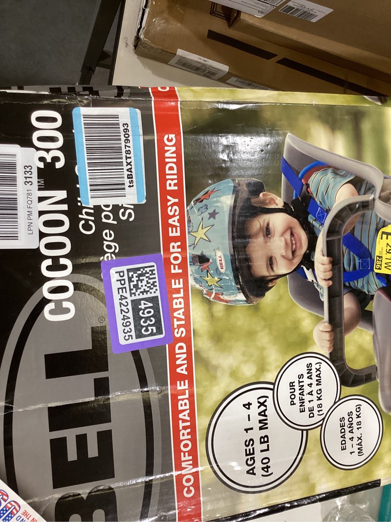 Condition photo showing Good Condition for bell cocoon 300 child bicycle carrier