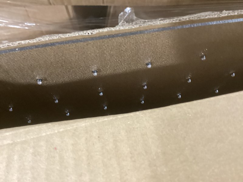 Condition photo showing Good Condition for Vicwe Office Chair Mat for Carpet, 32'' x 55'' Computer Desk Chair Mat for Carpeted Floors, Easy Rolling Hard Mat for Office Chair on Carpets, Anti-Slip Carpet Protector Mat Clear,Ship Flat 32"X 55" (for carpet) Clear