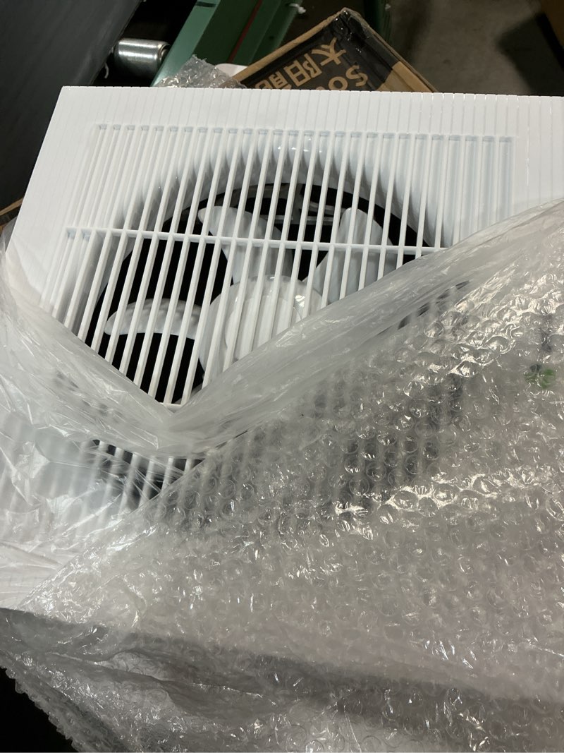 Condition photo showing Good Condition for solar fan 8" with adjustable thermostat and battery for greenhouse | solar powered exhaust fans, adjustable temp control, 25w bifacial panel, for outdoor, shed, chicken coop, anti-backflow 8 inch