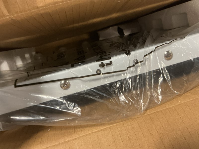 Condition photo showing New/Like New for Hansong Vanity Mirror with Lights: Hollywood Lighted Makeup Mirror with 15 LED Bulbs, 22.8''x18'' Light Up Mirror with 3 Colors Modes for Desk, Large Mirrors with USB Charging Port for Bedroom, White A-white