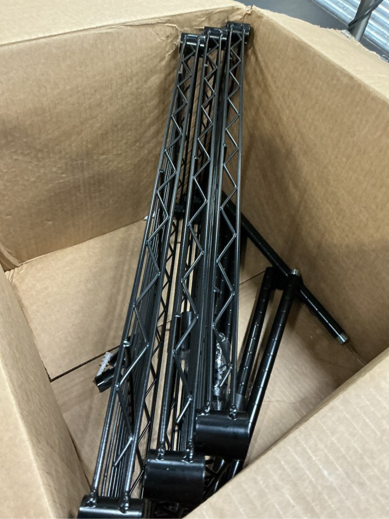 Condition photo showing Good Condition for dumos 3-tier metal wire storage shelves, adjustable standing storage rack shelf, heavy duty steel shelving unit organizers for kitchen bathroom pantry garage, 23.2" w×13.4" d×30.3" h, black 3 tier-23.2"w×13.4"d×30.3"h