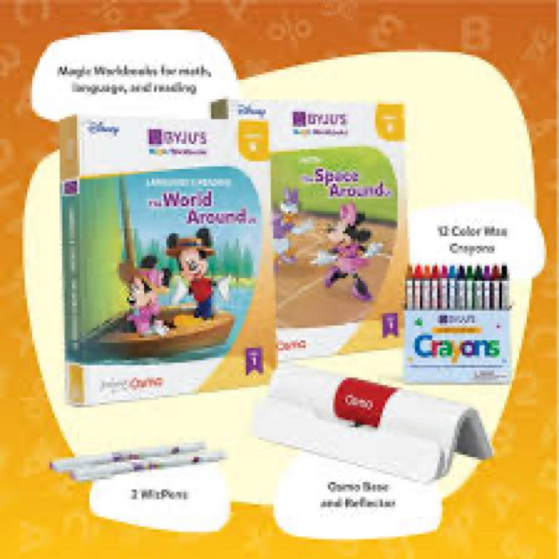BYJU’S Learning Kit: Disney, Kindergarten Premium Edition for iPhone & iPad (App + 10 Workbooks) Age