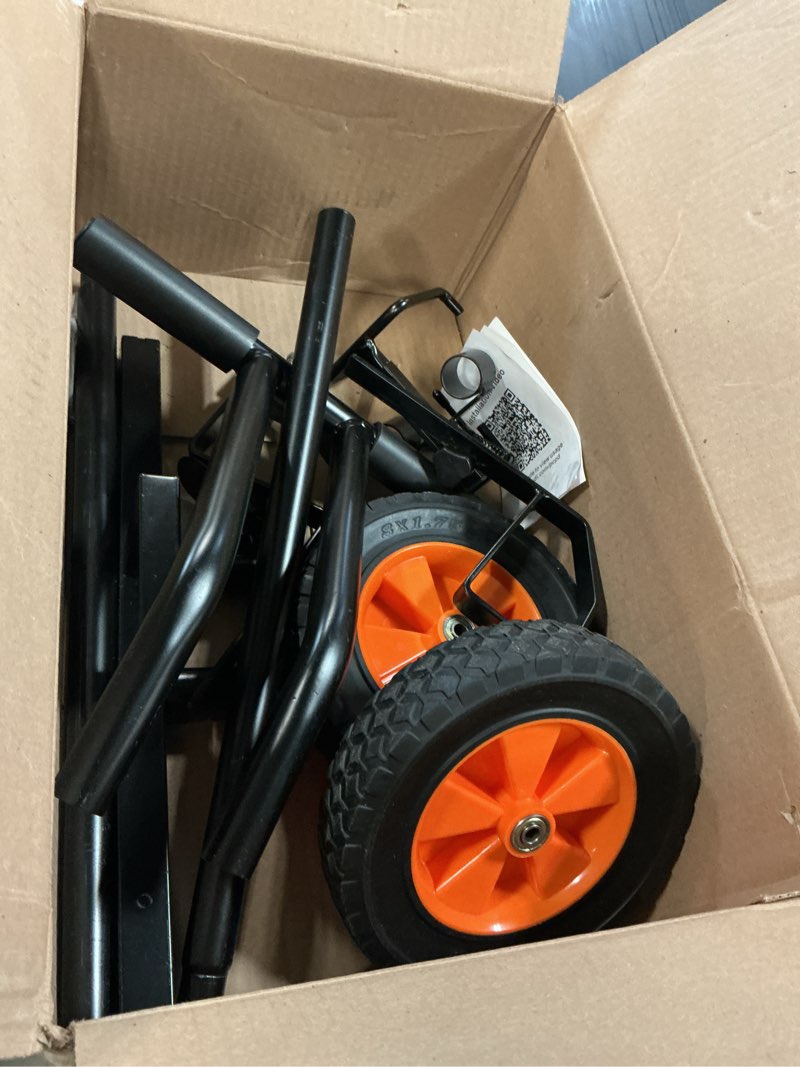 Condition photo showing As Is for Plant Caddy with Wheels, Heavy Duty Plant Dolly Cart with Adjustable Grabbing Arm and Suction Cups for Plant Pots, Garden Pot Mover Trolley Cart with Strap, Ideal for Indoor and Outdoor Use, Black
