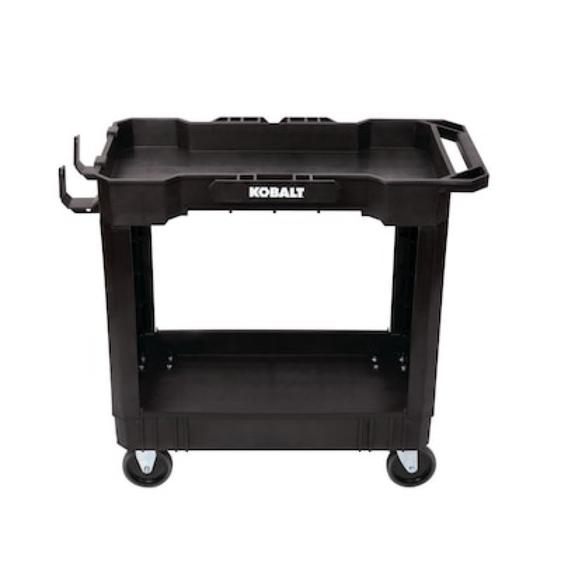 (Missing psrts)Kobalt 32.6-in Shelf 500-lb Capacity Utility Cart