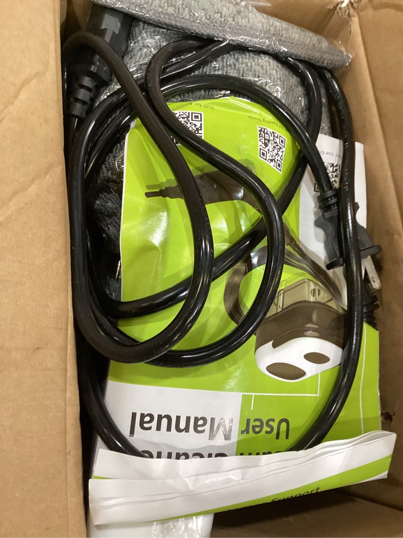 Condition photo showing Good Condition for pressurized steam cleaner, 3-level adjustable handheld steamer cleaning for home, 15s fast heat-up & 47.3oz tank, 2500w multi-surface portable steamer for floor/grout/car/kitchen & bathroom white