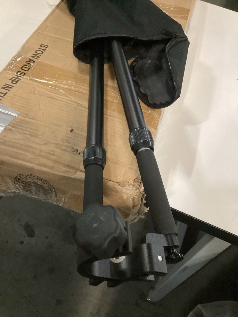Condition photo showing Good Condition for Aluminum Bipod monopod for Leveling Staff and Prism Poles Black