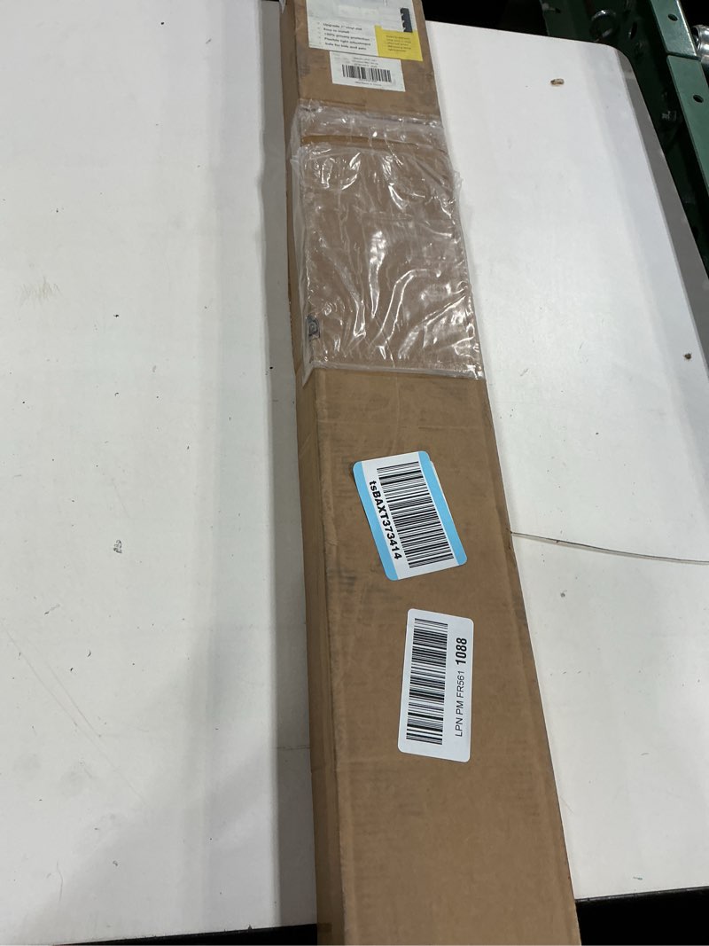 Condition photo showing New/Like New for blinds for indoor windows 1" vinyl l-shaped slats cordless mini blinds for home, 20" w × 36" h - white white 20" w × 36" h