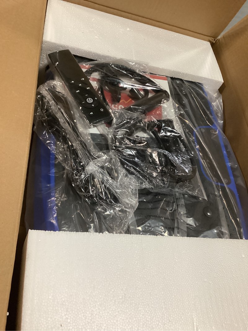Condition photo showing New/Like New for Vibration Plate Exercise Machine, Vibrating Fitness Platform for Lymphatic Drainage, Full Body Shaker Workout Equipment, Bluetooth Power Shaping Vibrate Plate, Board Sport for Home Exercise Gym, Blue
