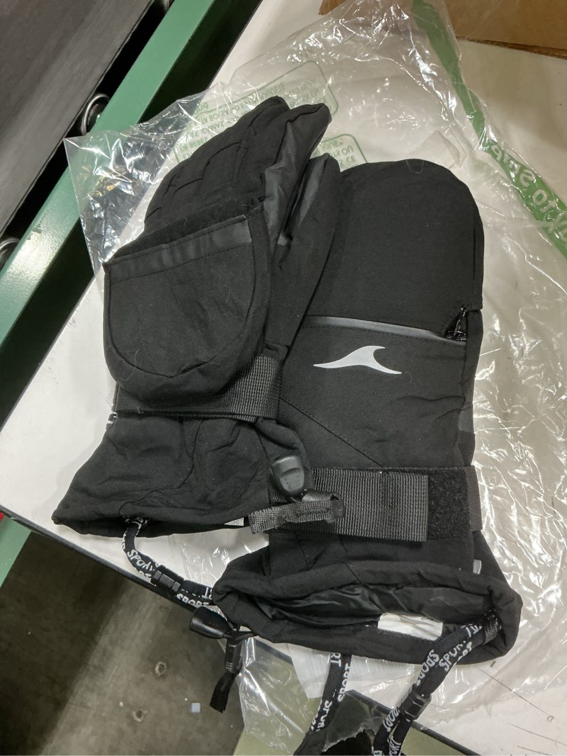 Condition photo showing Good Condition for achiou ski gloves,winter cold weather gloves for men women,waterproof touchscreen snow mittens black medium