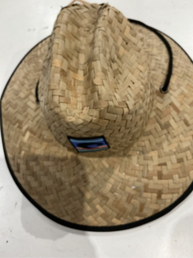 Condition photo showing As Is for costa del mar unisex adult costa lifeguard straw hat
