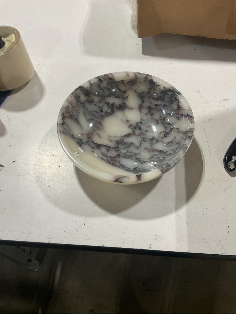 Condition photo showing Good Condition for calacatta viola marble tray, marble bowl, bulgari luxury marble, italy marble coffee table, table tray, bathroom&home decor