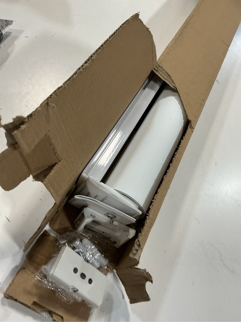Condition photo showing Good Condition for chrisdowa cordless blackout roller shades for windows, thermal insulated uv protection pull down shades, total blackout window blinds for home, office, bedroom, door (22" w x 72" h, white) 22"w x 72"h white