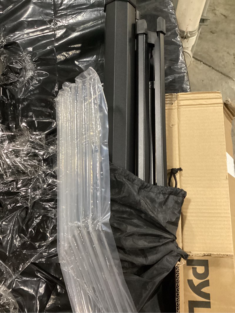 Condition photo showing Good Condition for Pyle Projector Screen with Stand - 100-Inch Floor Standing Portable Fold-Out Rollup Matte for Projection, Includes Tripod, Great for Indoor/Outdoor Presentation, Quick Assembly