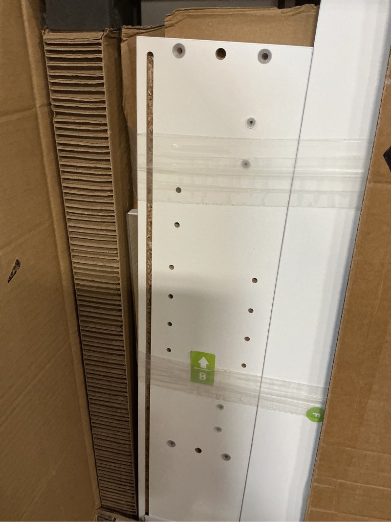 Condition photo showing Good Condition for bathroom cabinet with mirror, wall cabinet with 2 mirrored doors, adjustable shelf, open compartment, wall-mounted, 24x32 inches, white (assembly required) white w32 x h24 - 2 door