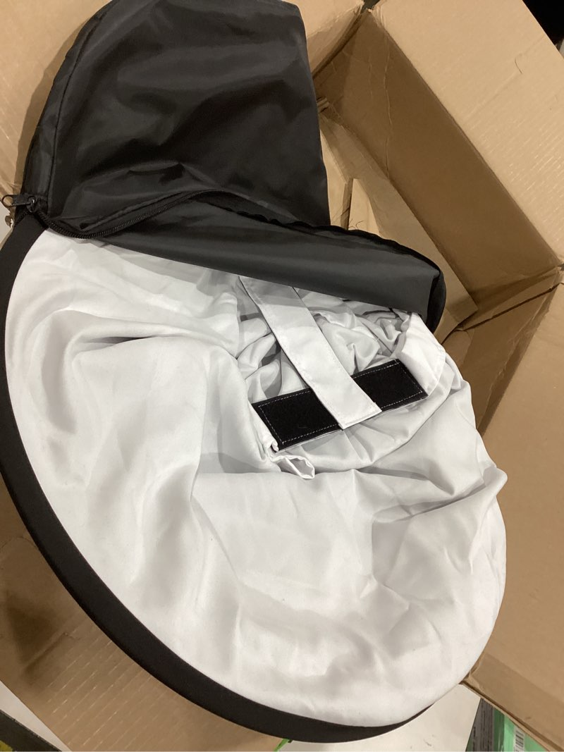 Condition photo showing As Is for photography light diffuser panel 59x39.3 inches/ 150x100cm collapsible sun reflector diffusion for photo studio outdoor lighting portrait newborn pictures