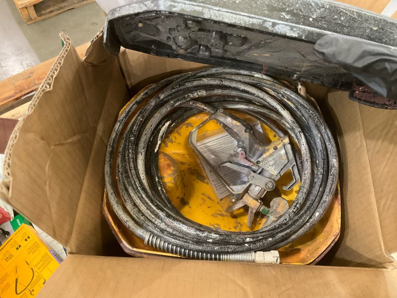 Condition photo showing As Is for wagner control pro 130 w/ t2 gun electric stationary airless paint sprayer