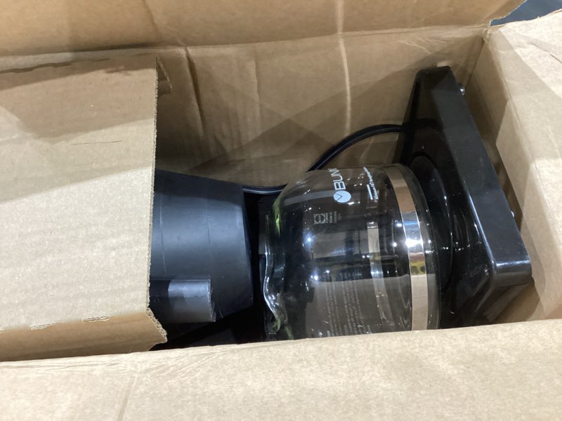 Condition photo showing As Is for bunn grb speed brew classic 10-cup coffee maker  black  38300.0063